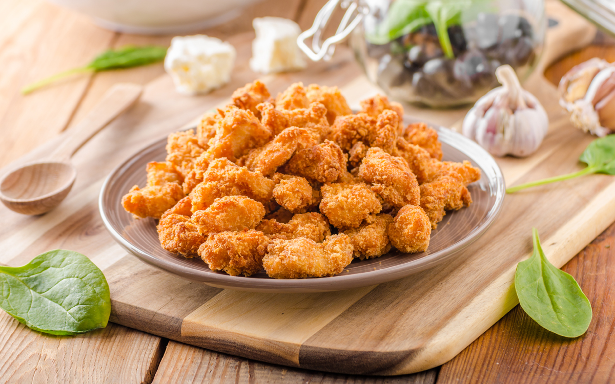 Nuggets de pollo caseros