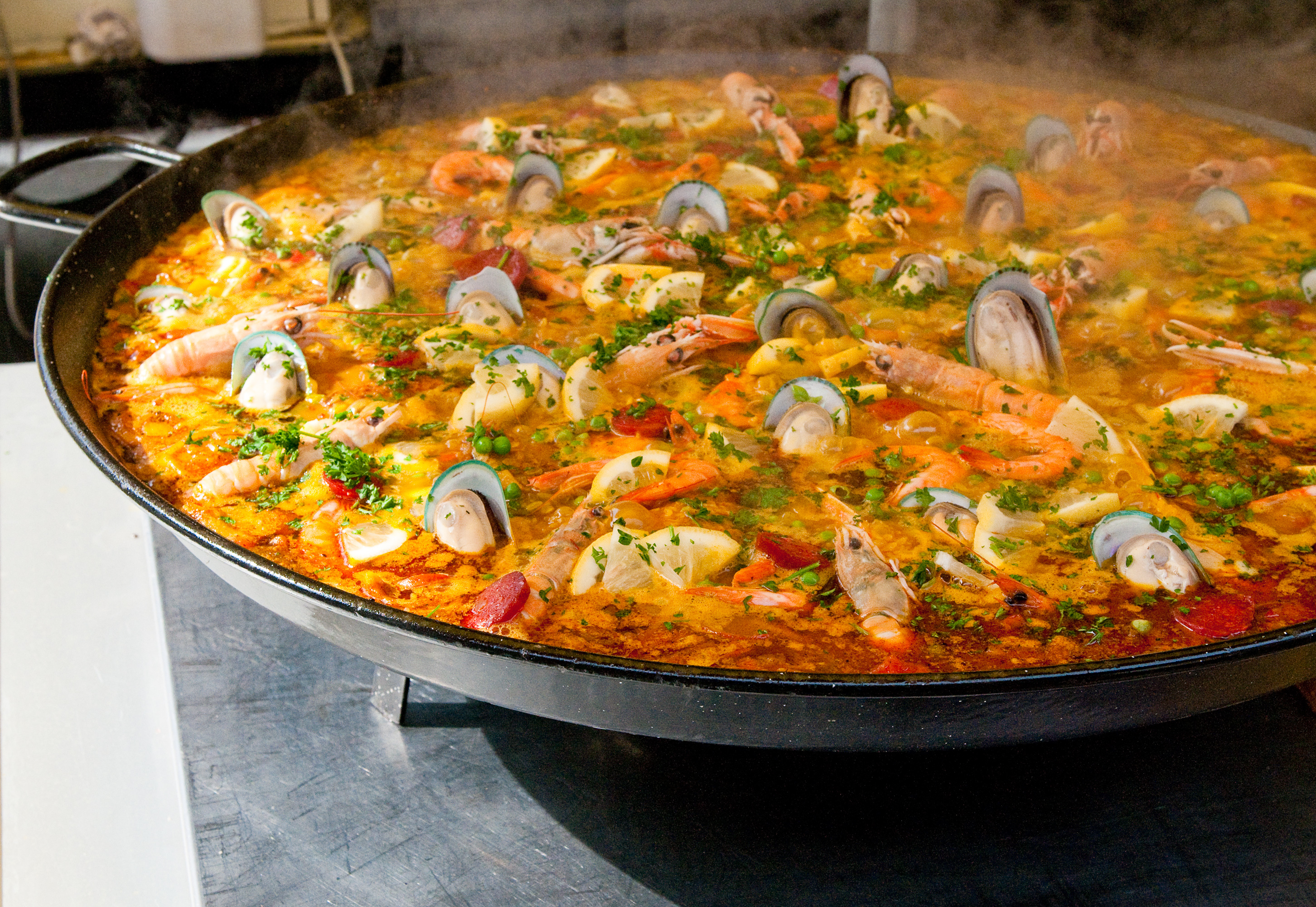 Paella de marisco