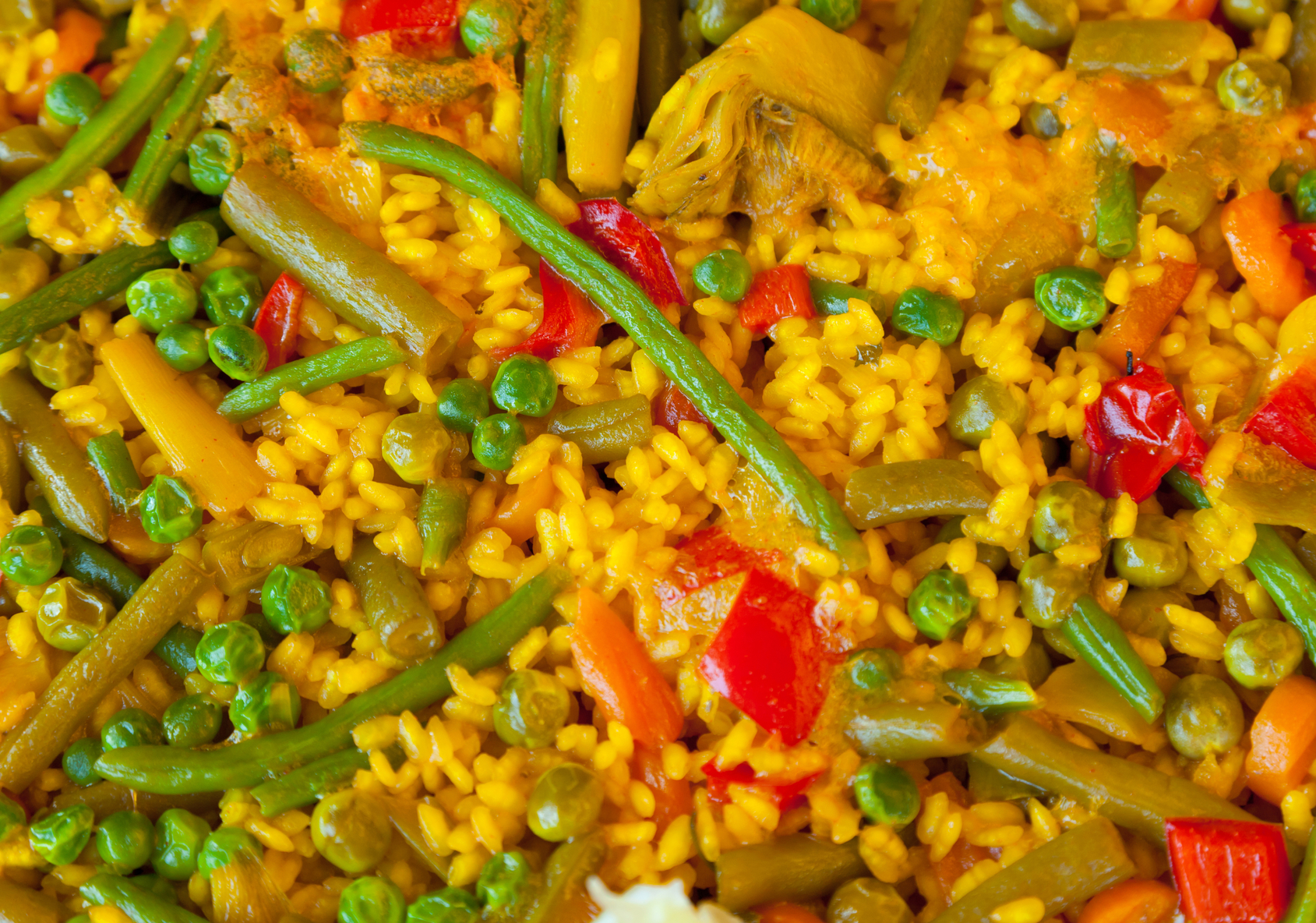 Paella vegetariana