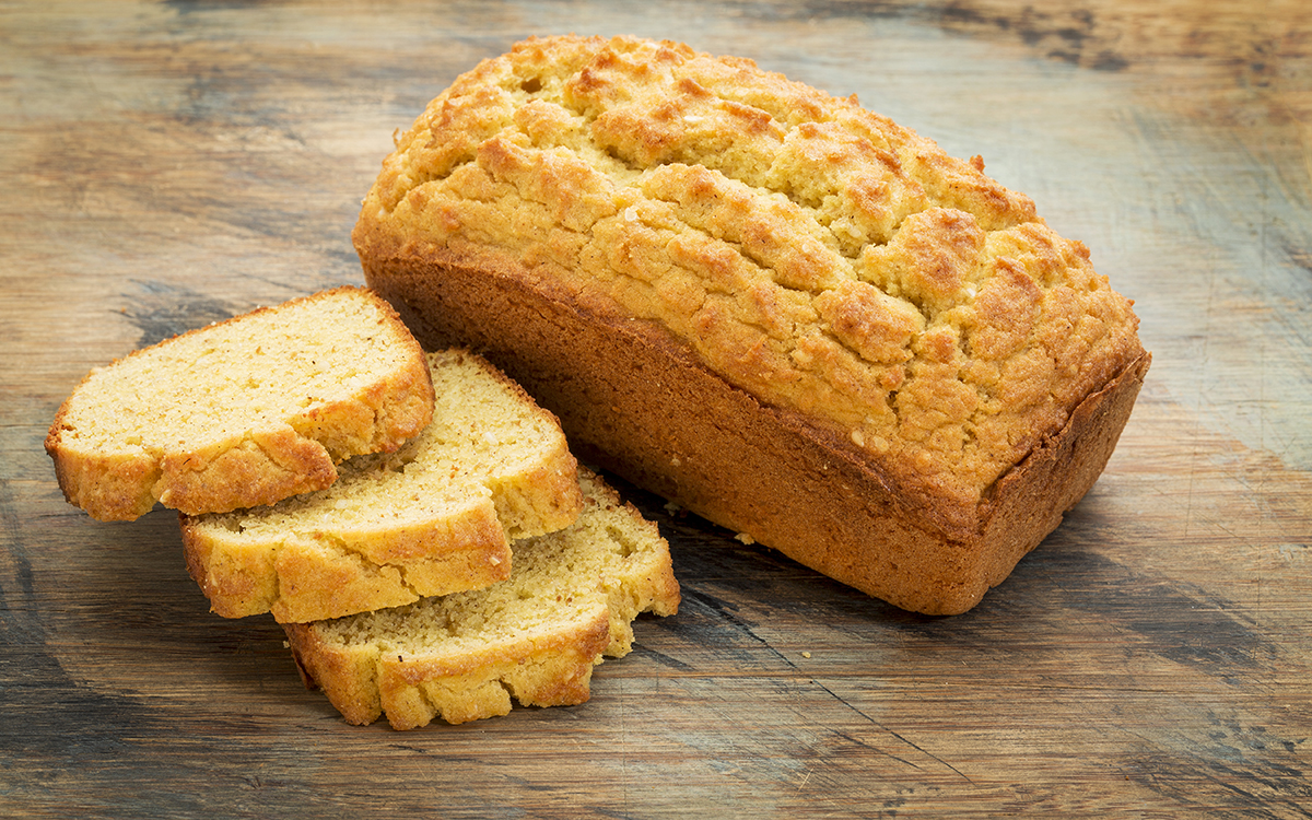 Pan de maíz sin gluten