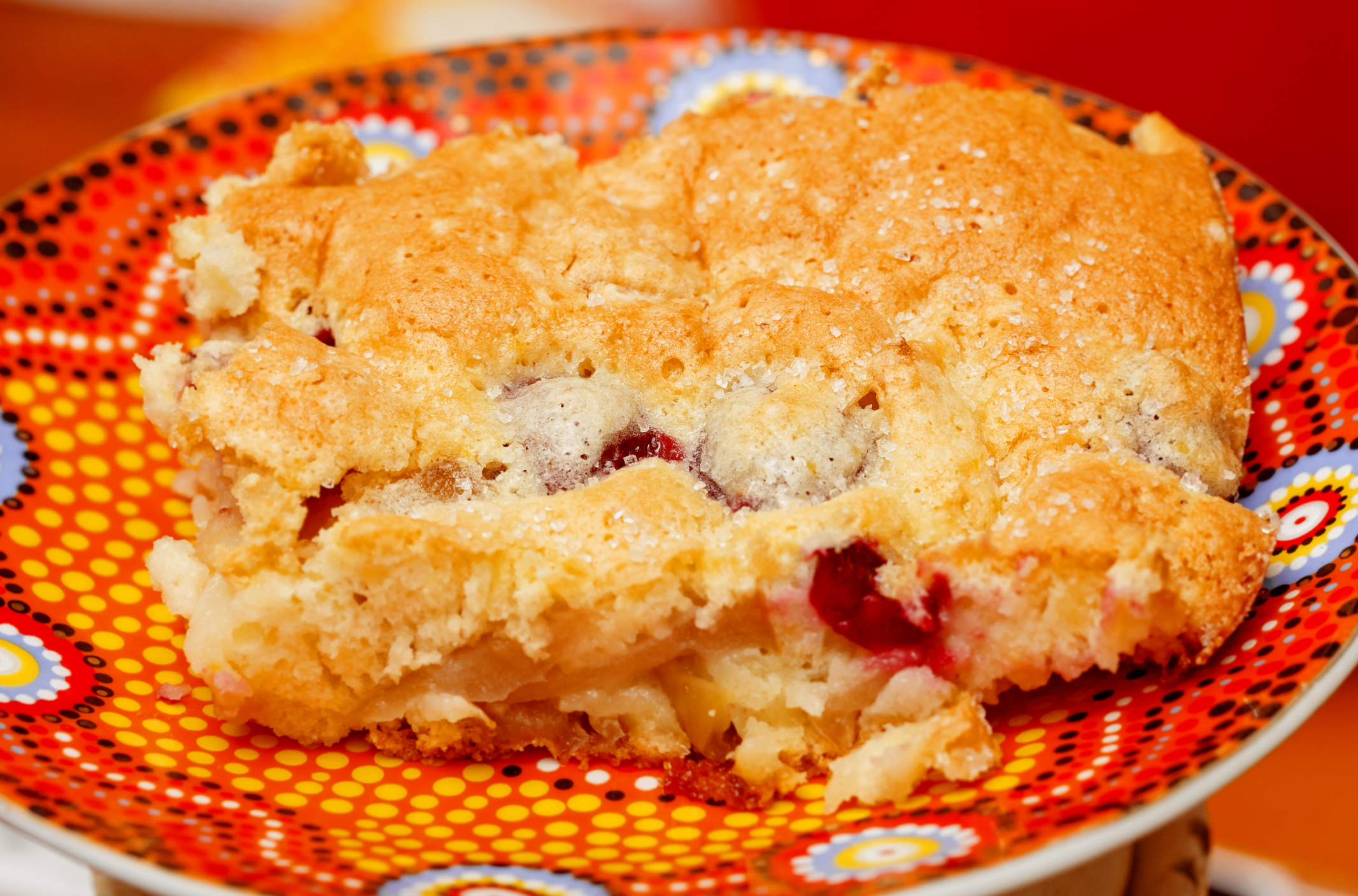 Pan dulce con cerezas