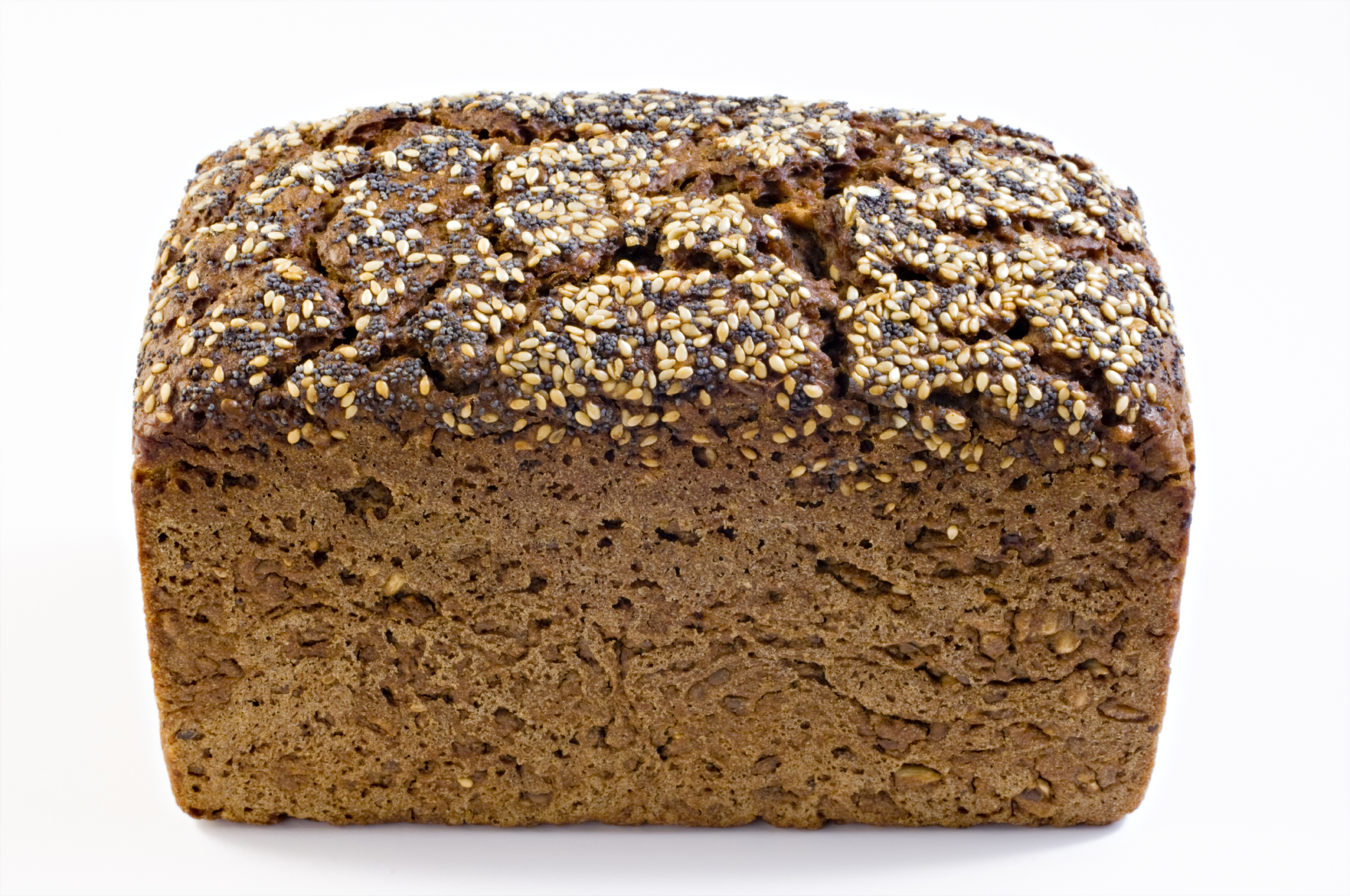 Pan integral de trigo y centeno con semillas de sésamo