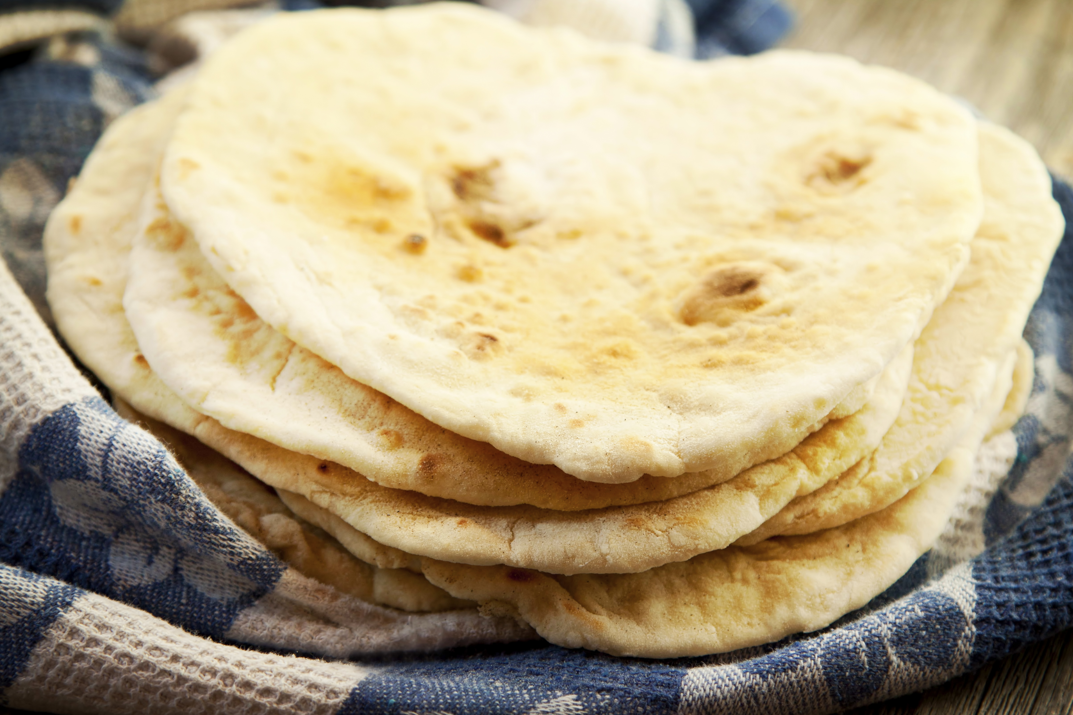 Pan de pita casero fácil