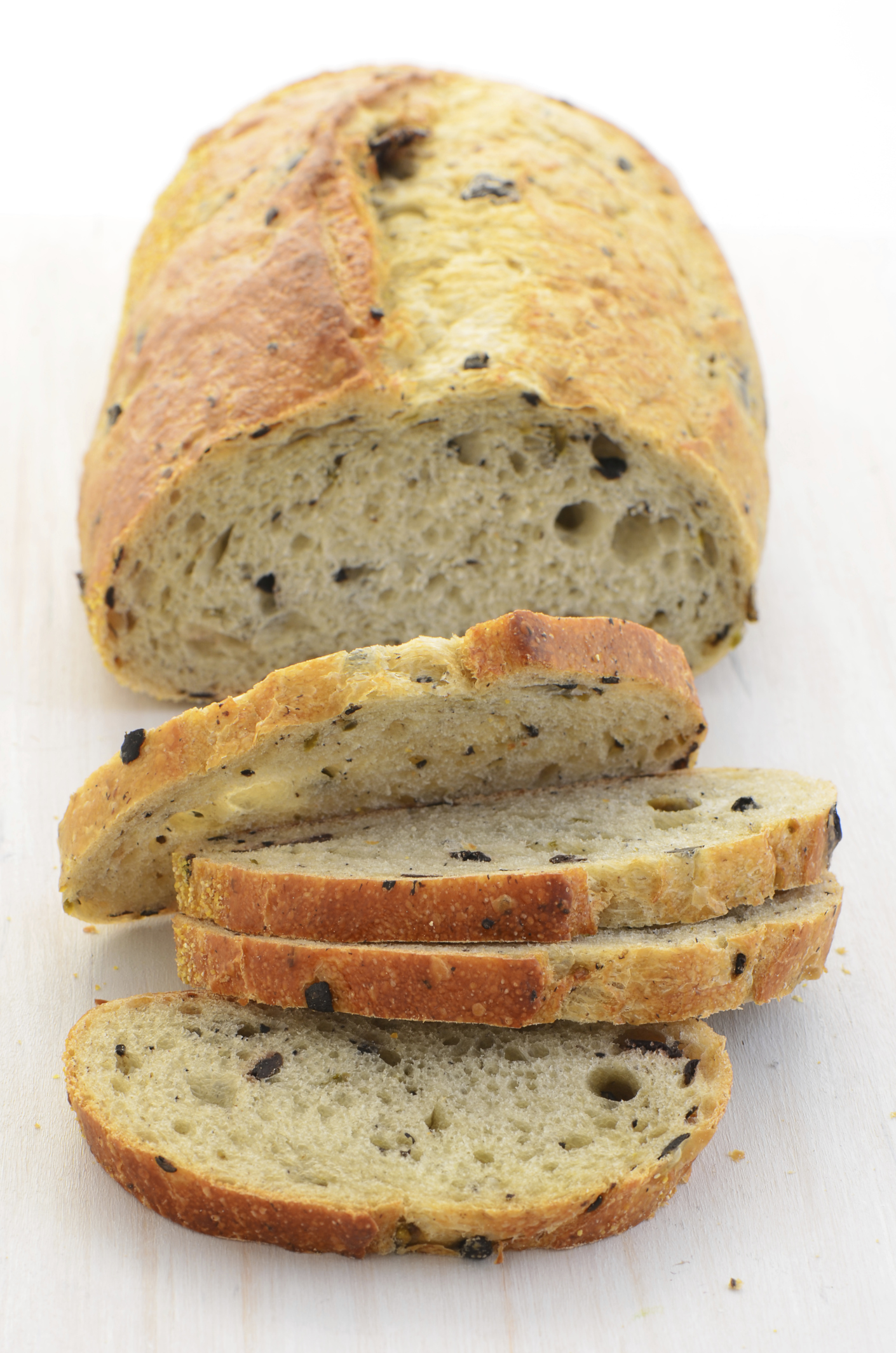 Pan de queso y aceitunas