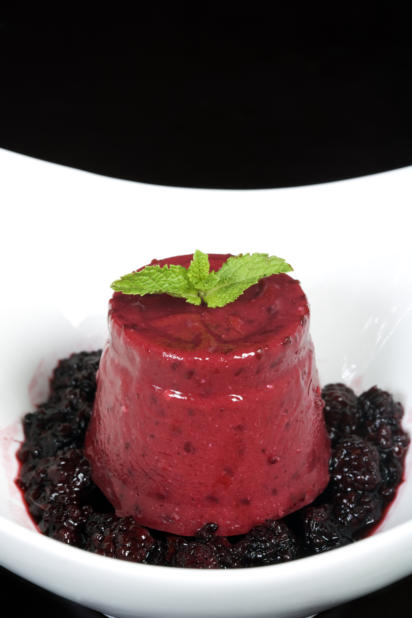 Panacotta de moras