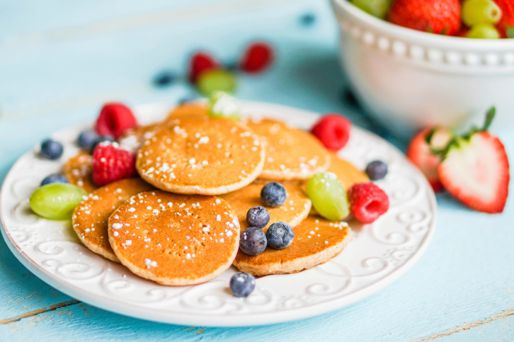 Pancakes de avena y canela