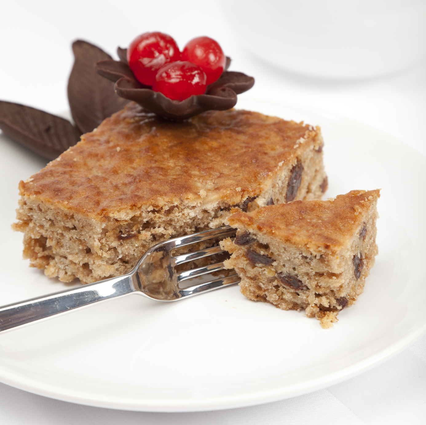 Panque de chocolate y nueces