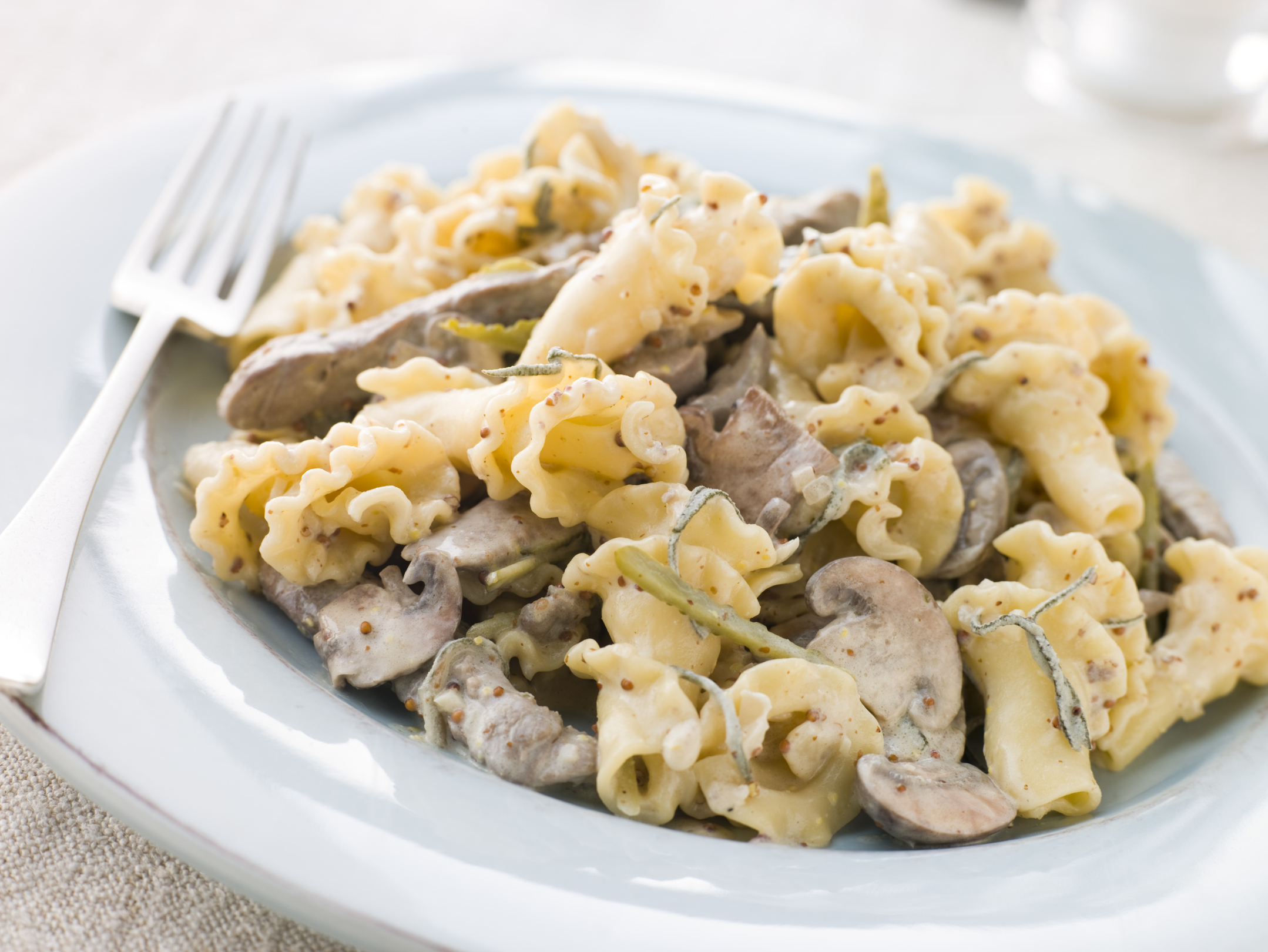 Pasta Gigli con salsa de setas