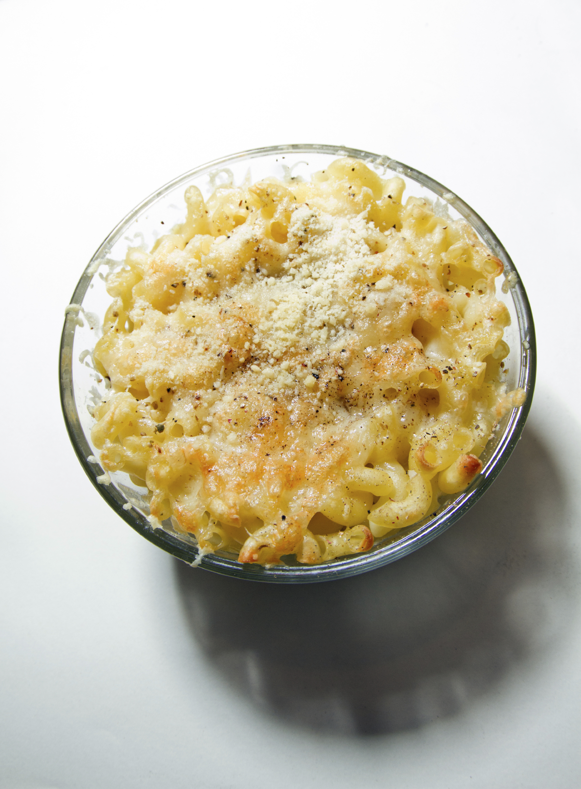 Pastas con queso Gruyere