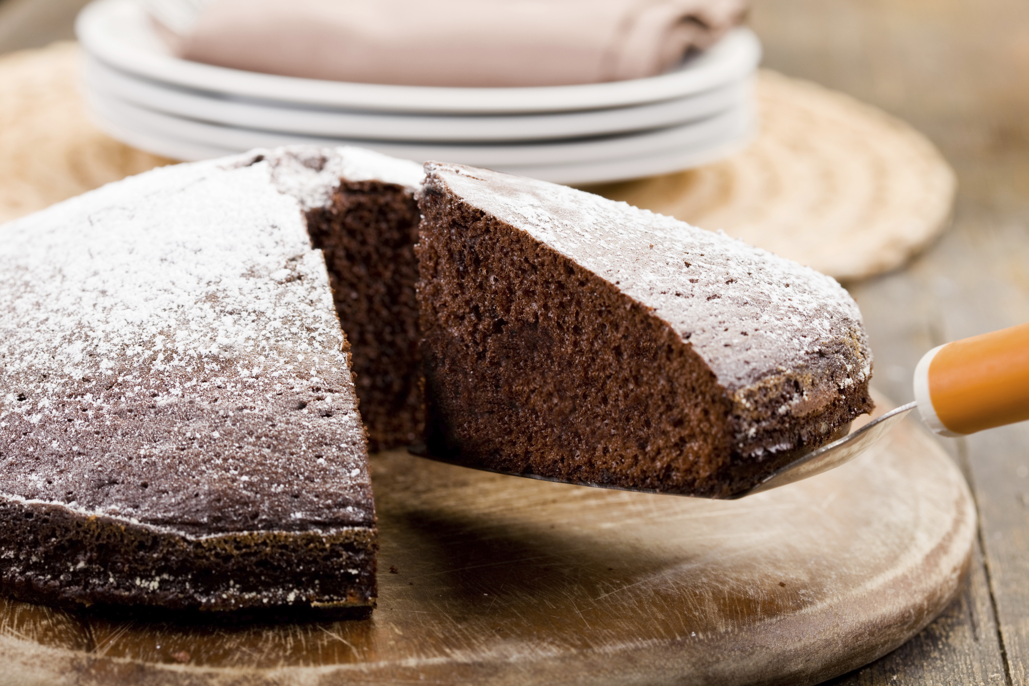 Pastel de chocolate del viejo mundo