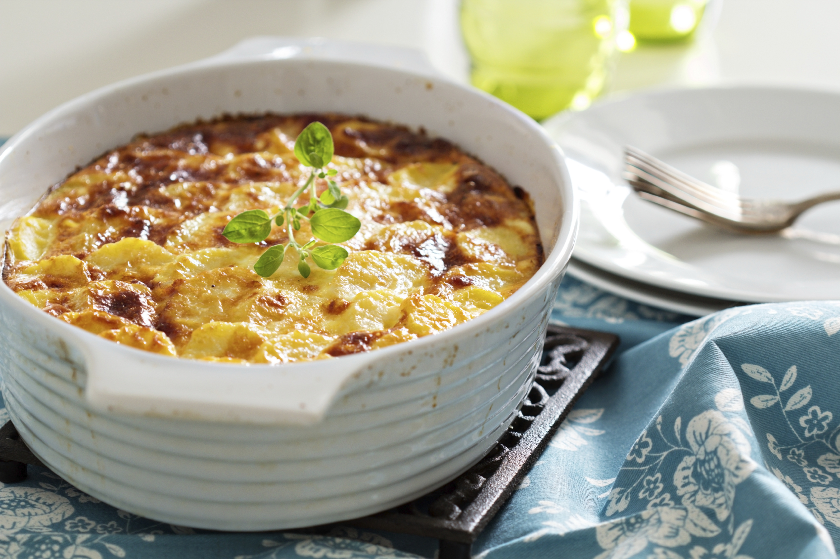 Pastel de patata al horno