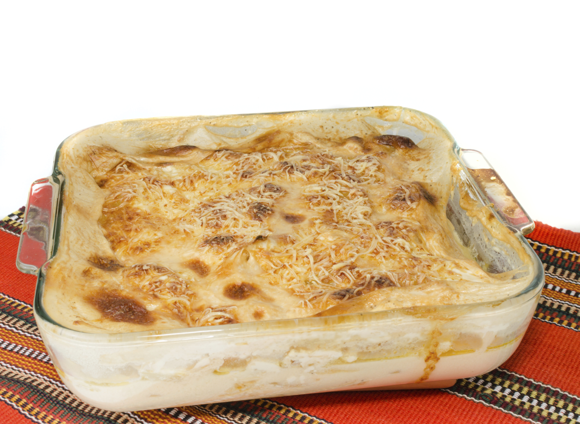 Pastel de patatas y queso Fontina al horno