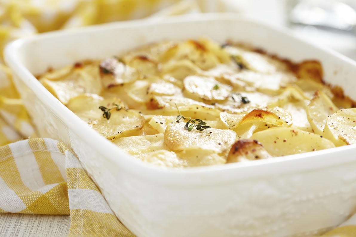 Pastel de patatas y salchichas