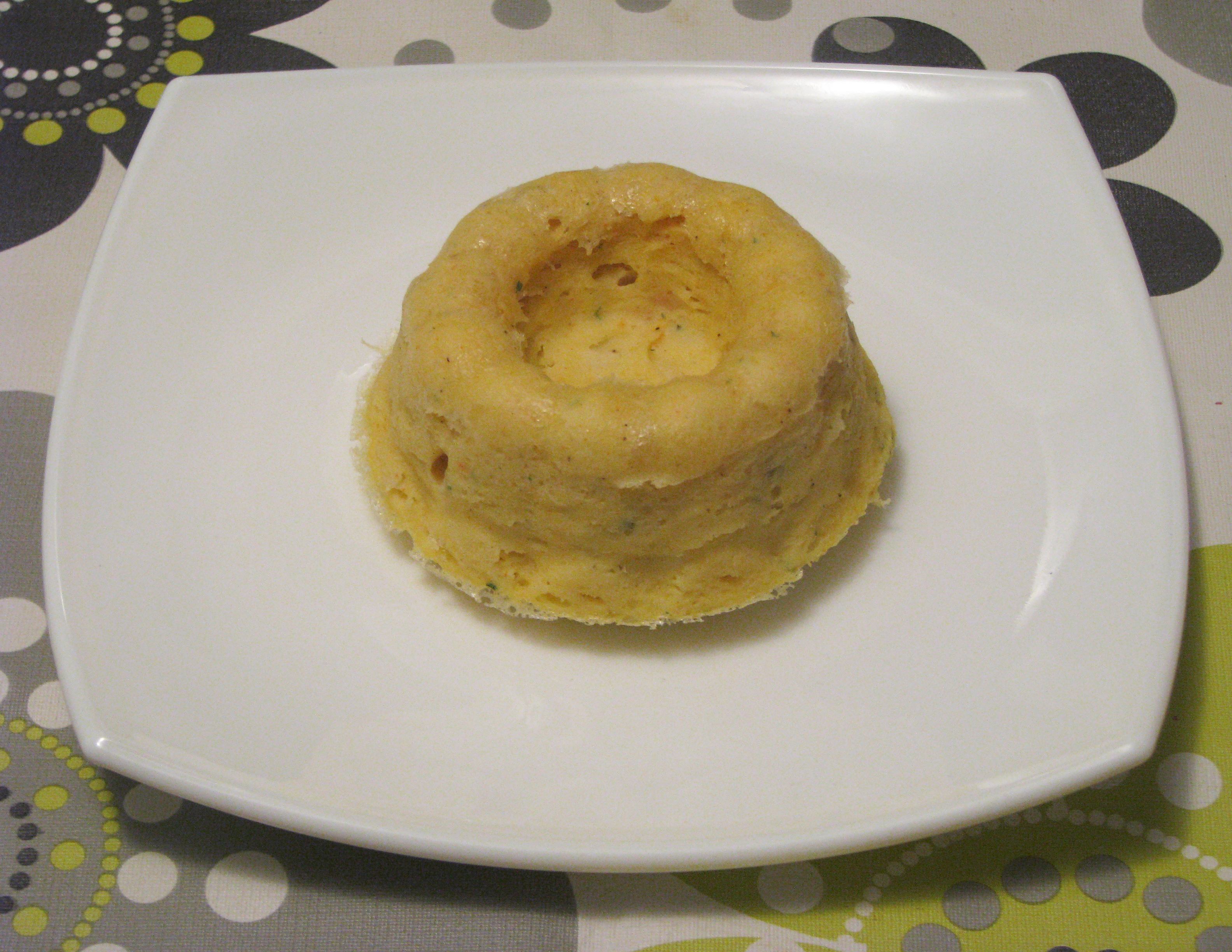 Pastel de surimi en microondas