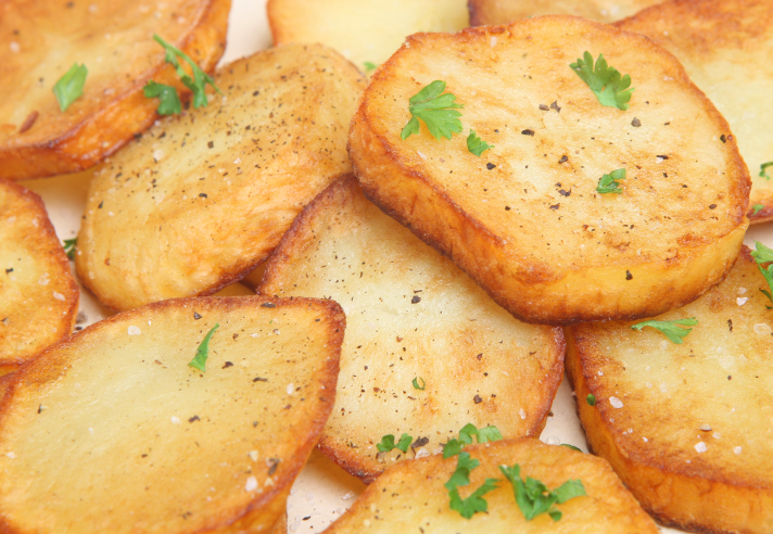 Patatas asadas al estilo murciano