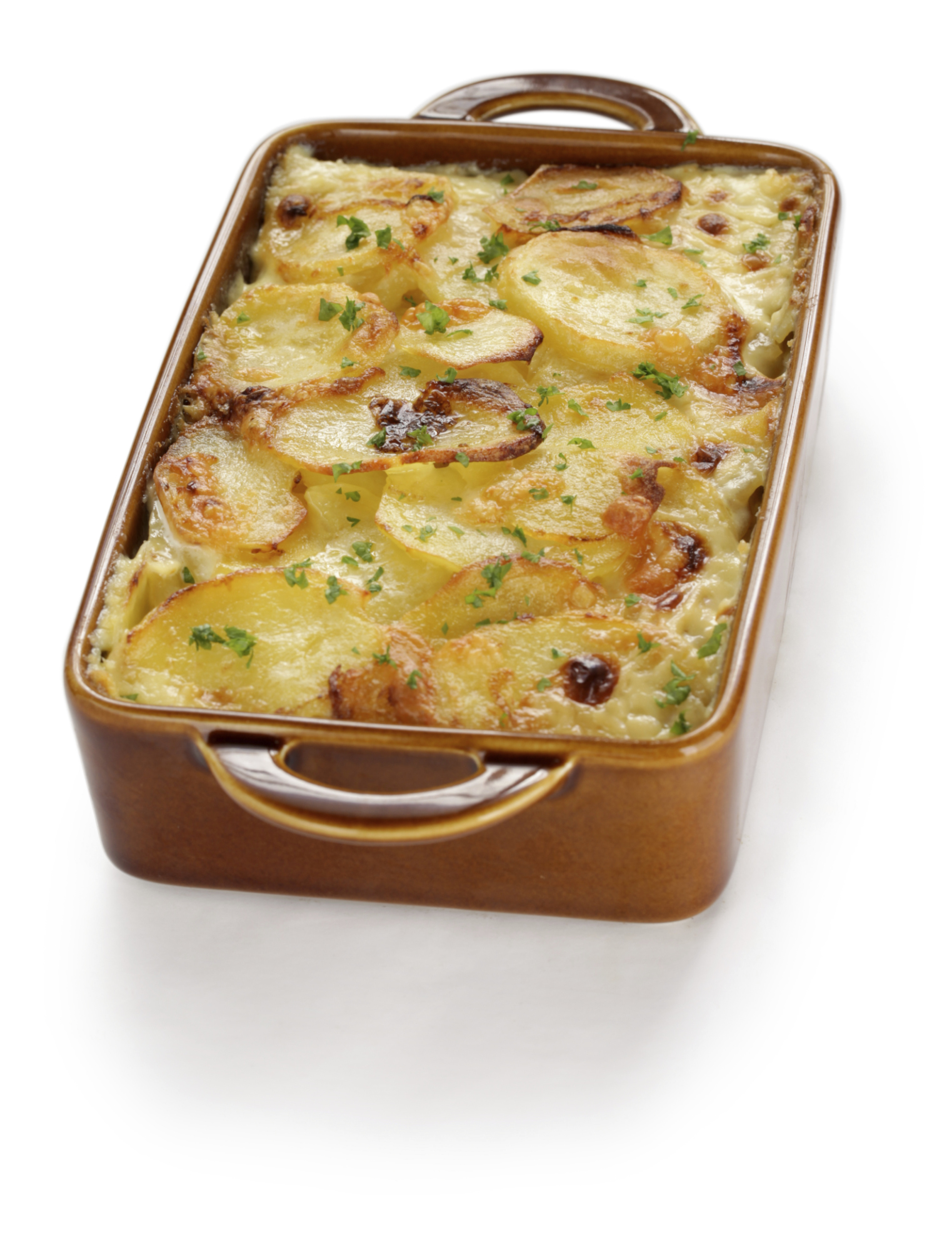 Patatas gratinadas con atún