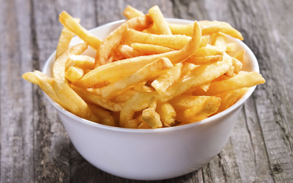 Objetivo: patatas fritas crujientes y doradas Objetivo: patatas fritas crujientes y doradas