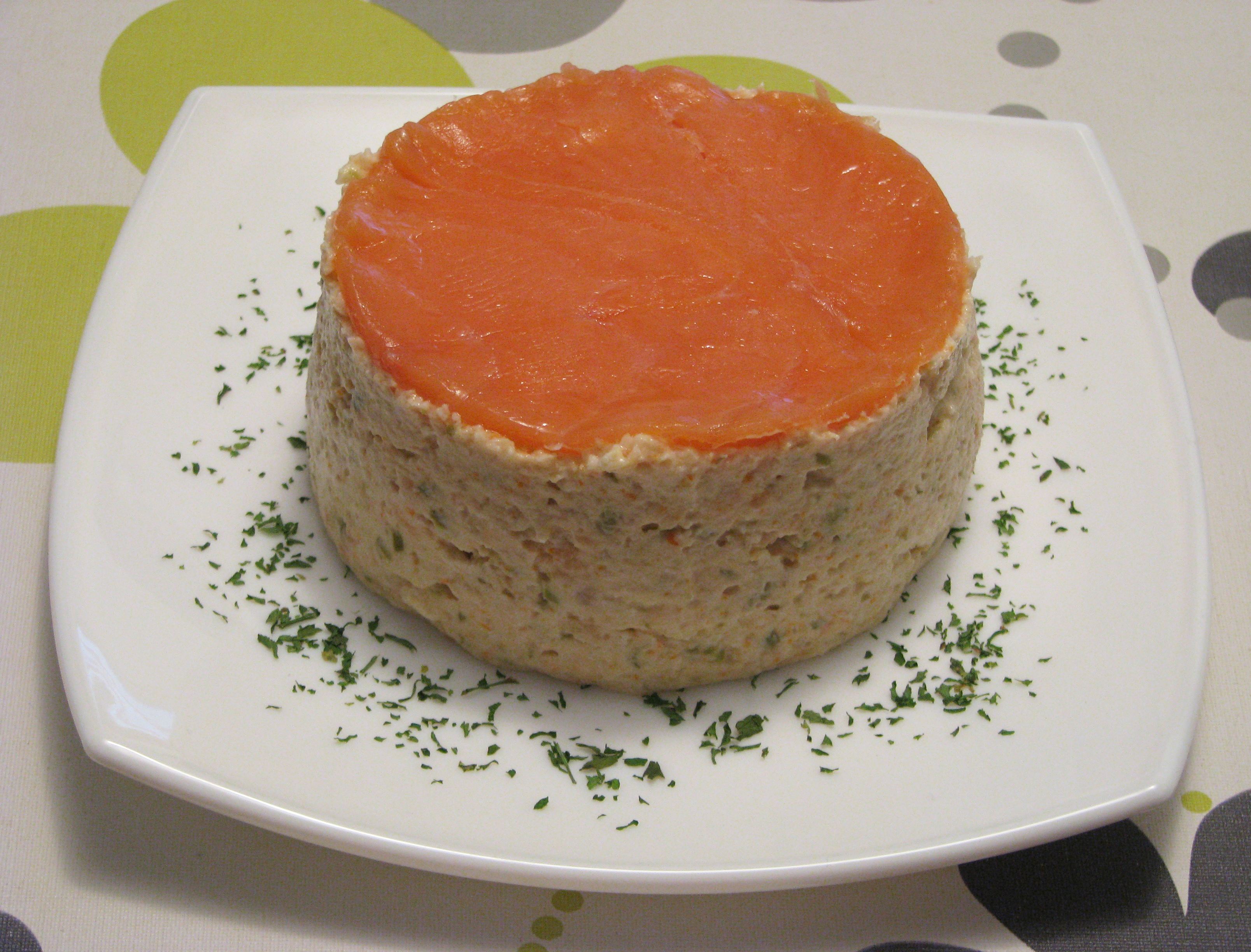 Paté de salmón ahumado y cangrejo