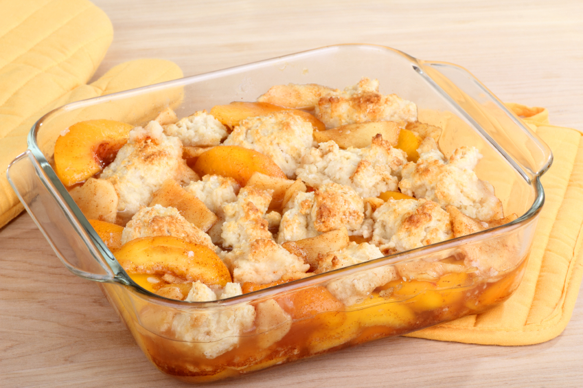 Peach cobbler