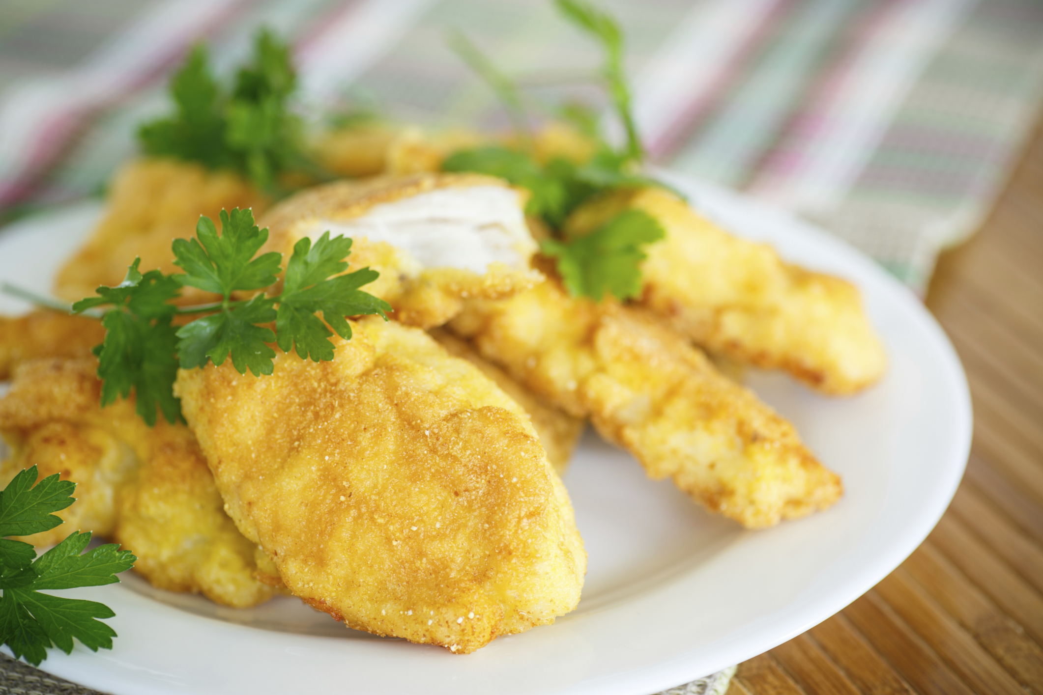 Pechugas de pollo empanizadas