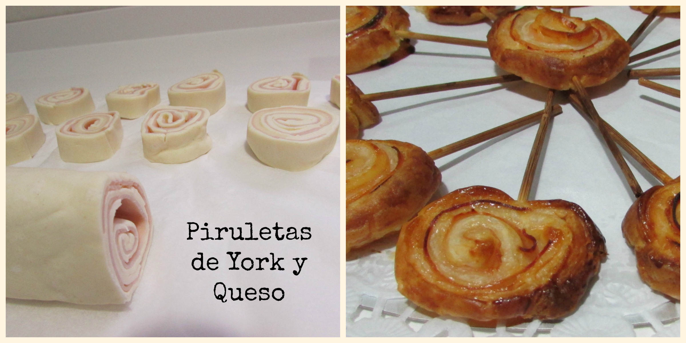 PIRULETAS DE YORK Y QUESO