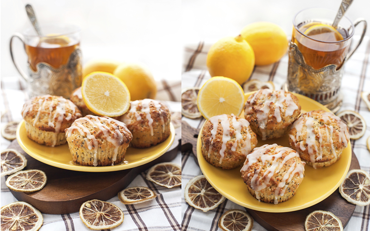 Poppy muffin de limón