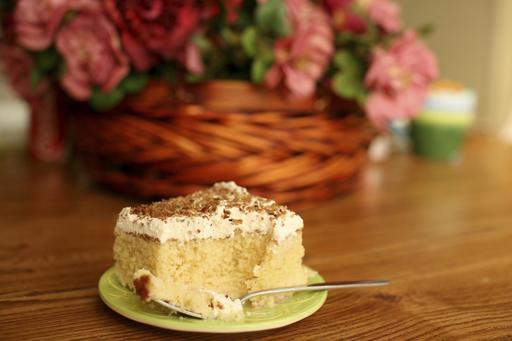 Postre Tres Leches con merengue