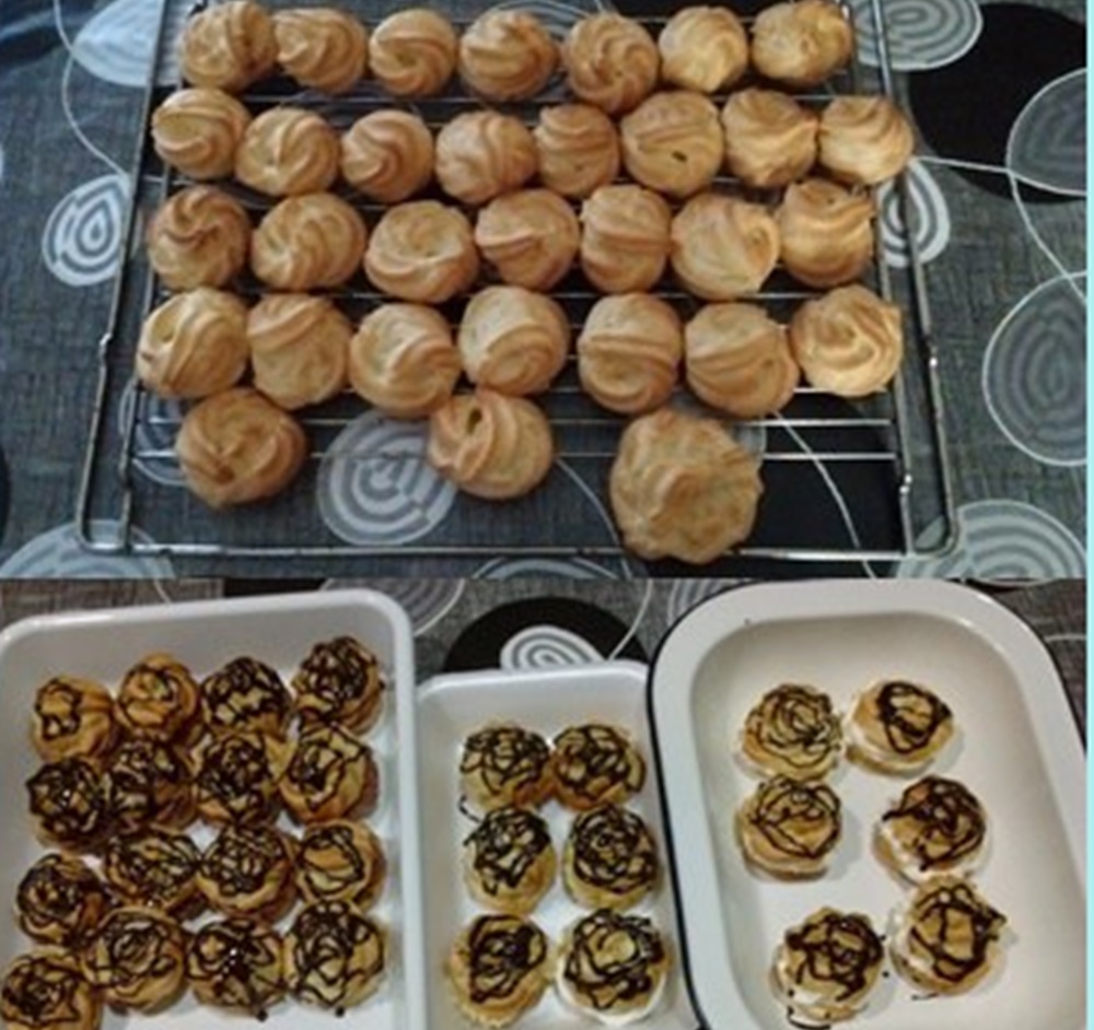 Profiteroles de trufa 