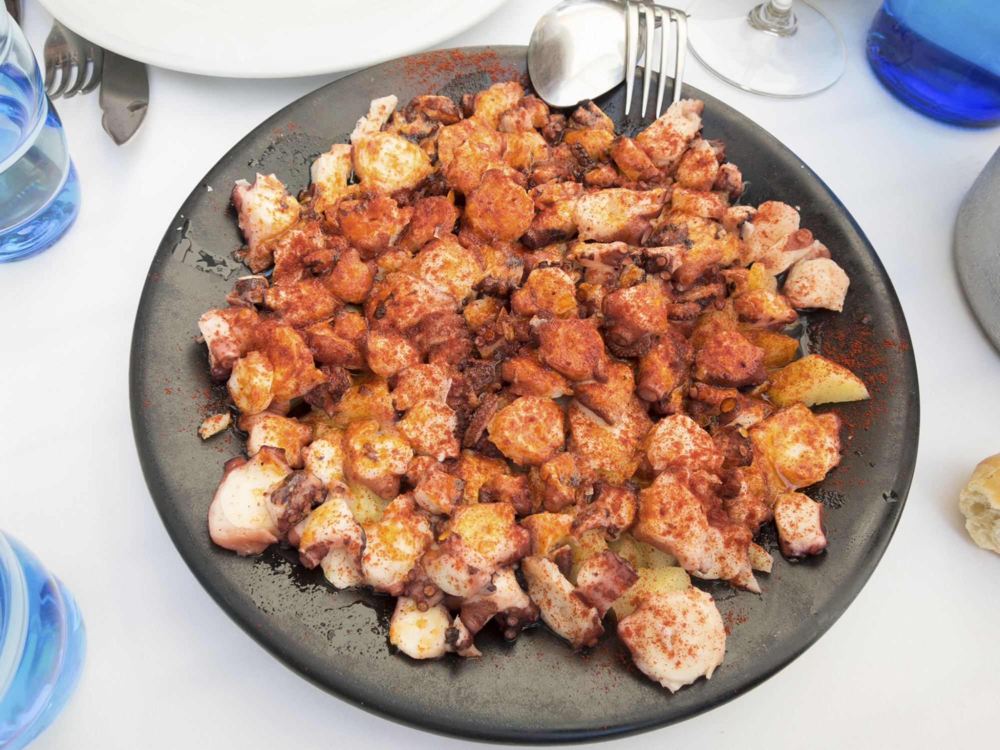 Pulpo a la gallega tradicional