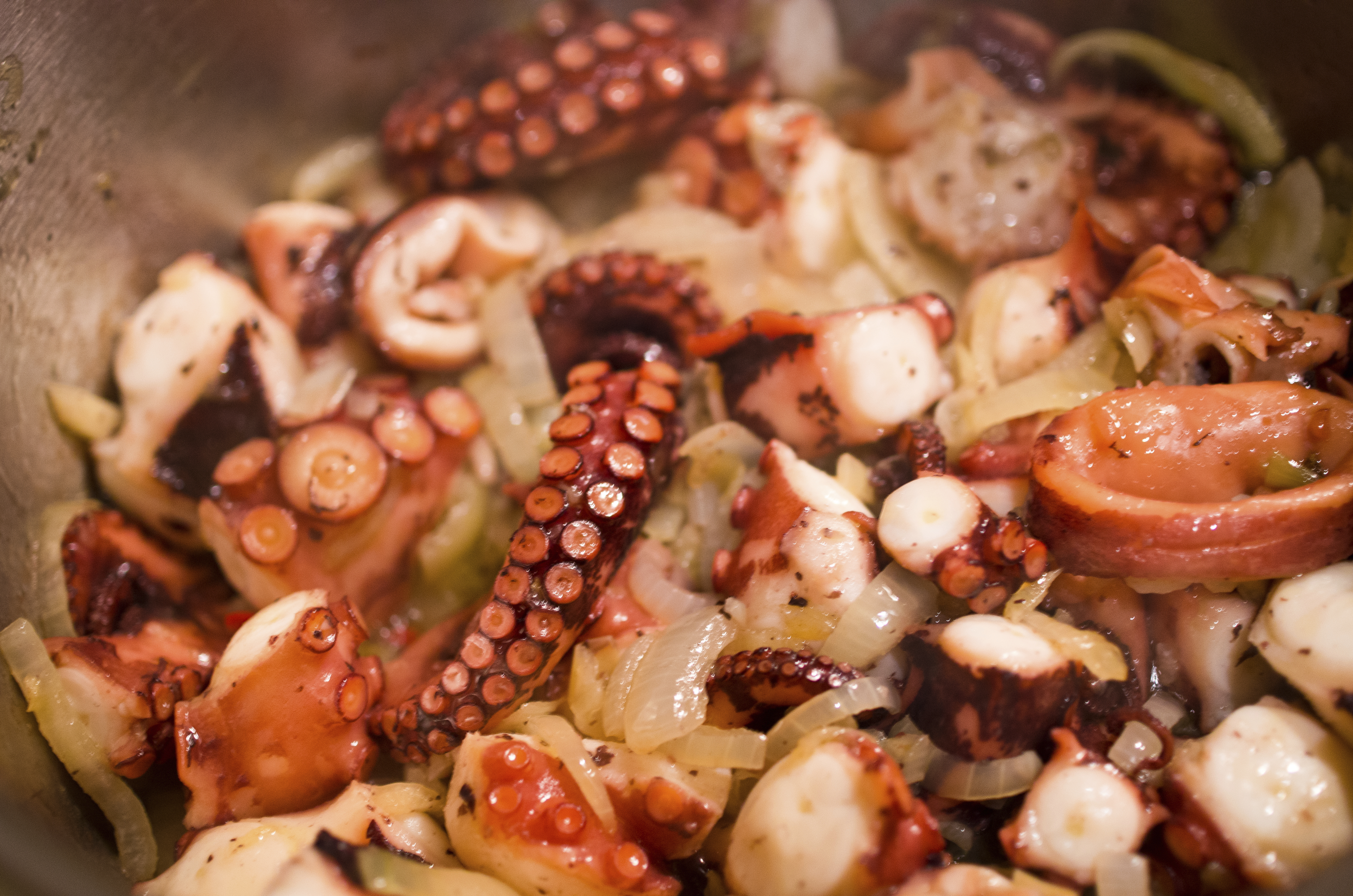 Pulpo al ajillo