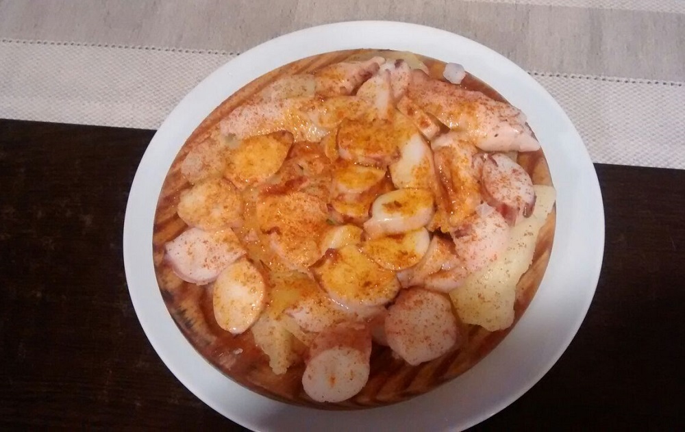PULPO A LA GALLEGA receta de usuario