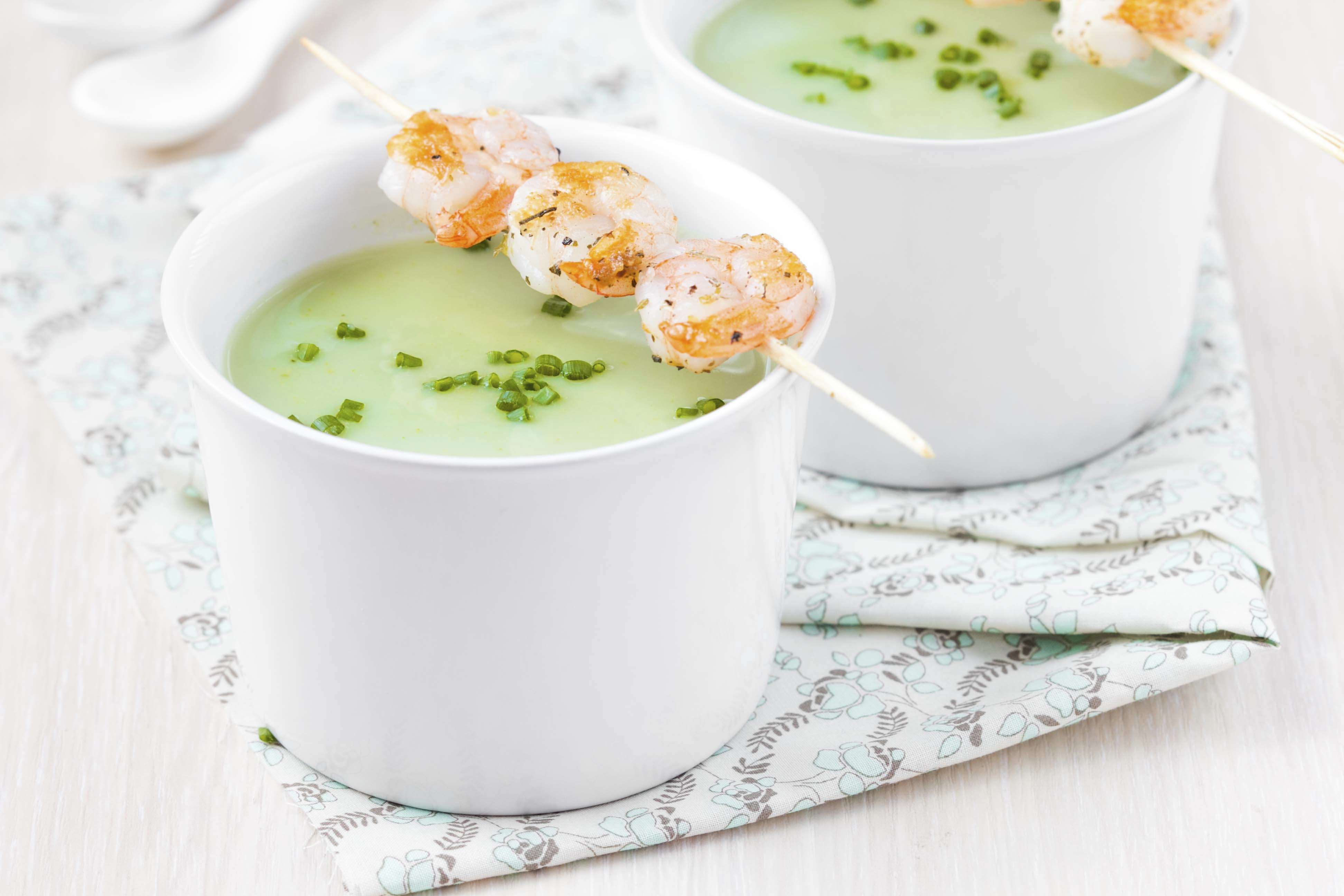 Puré de acedías con espinacas y queso