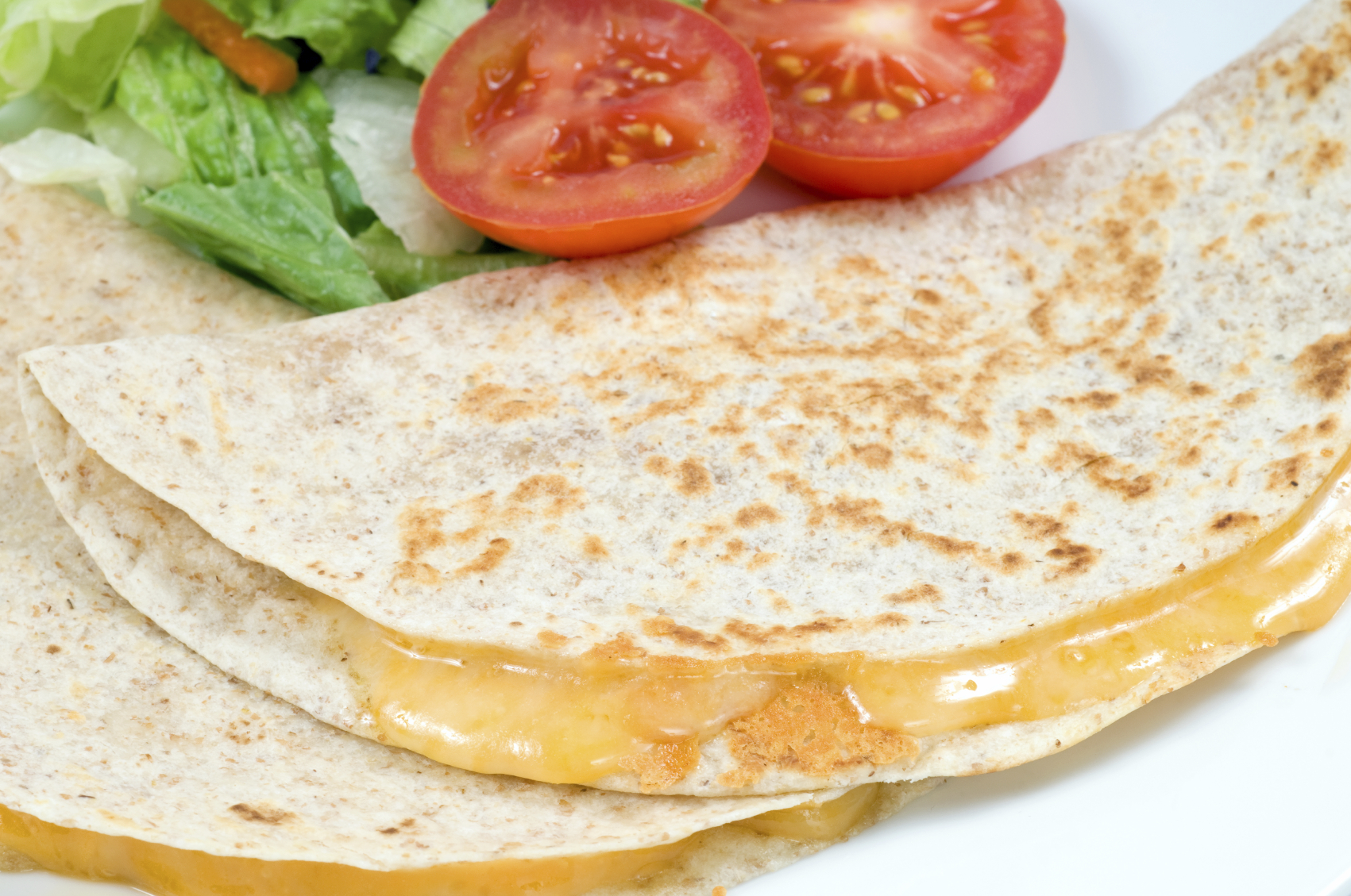 Quesadilla con cheddar