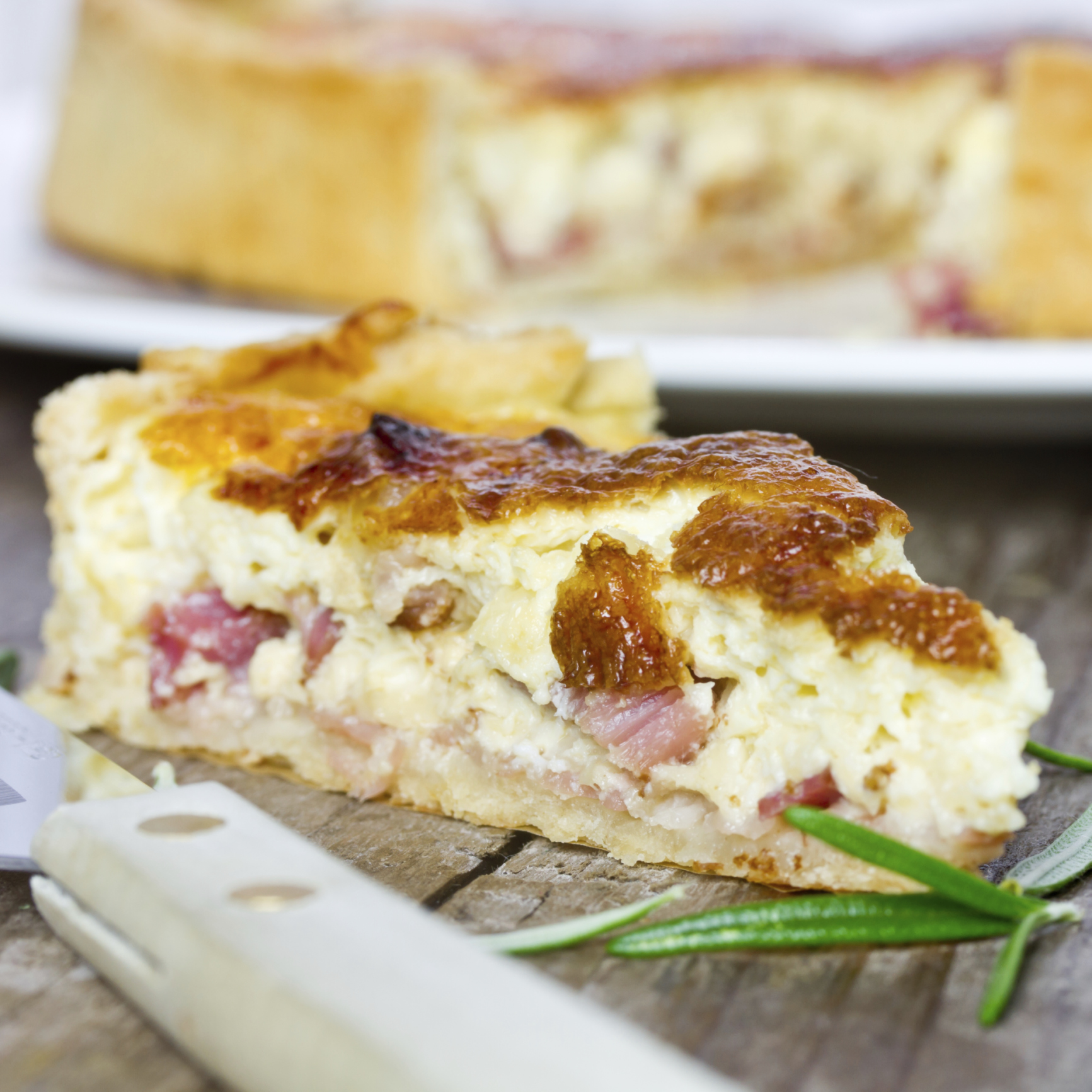 Quiché Lorraine de bacon