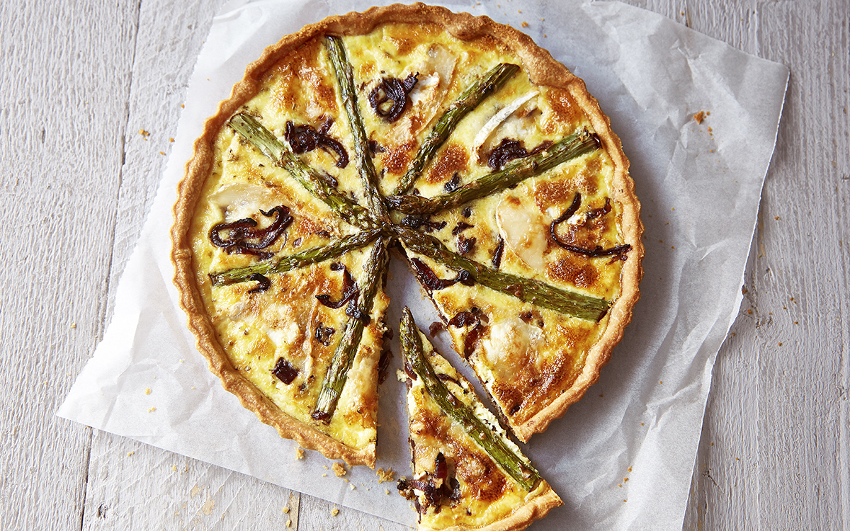 Quiche de espárragos trigueros