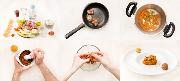 Guiso de rabo y mofongos