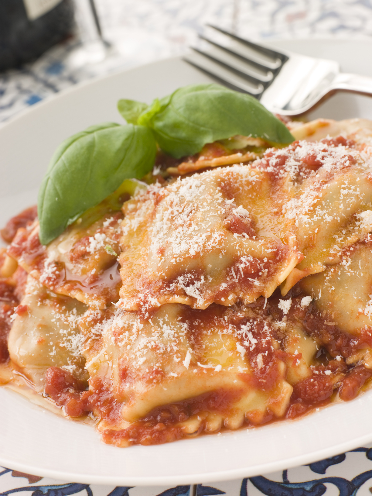 Raviolis con sofrito