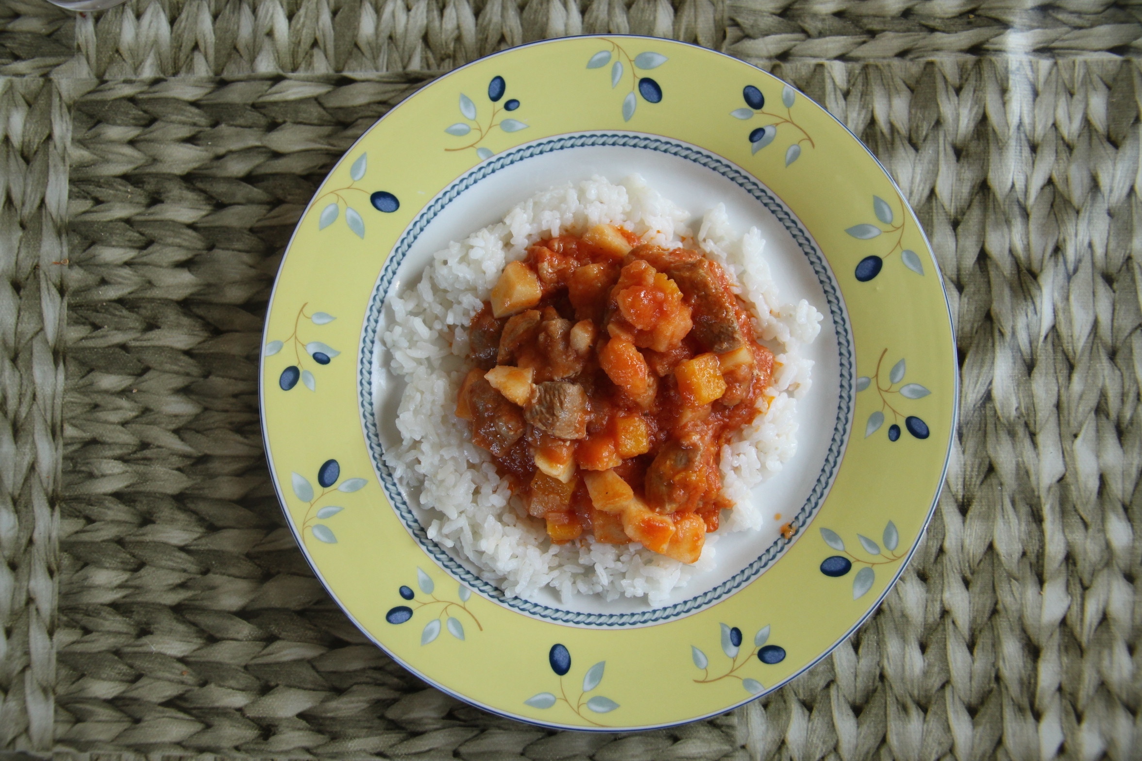 ESTOFADO DE CARNE CON CALABAZA AL ESTILO CUBANO