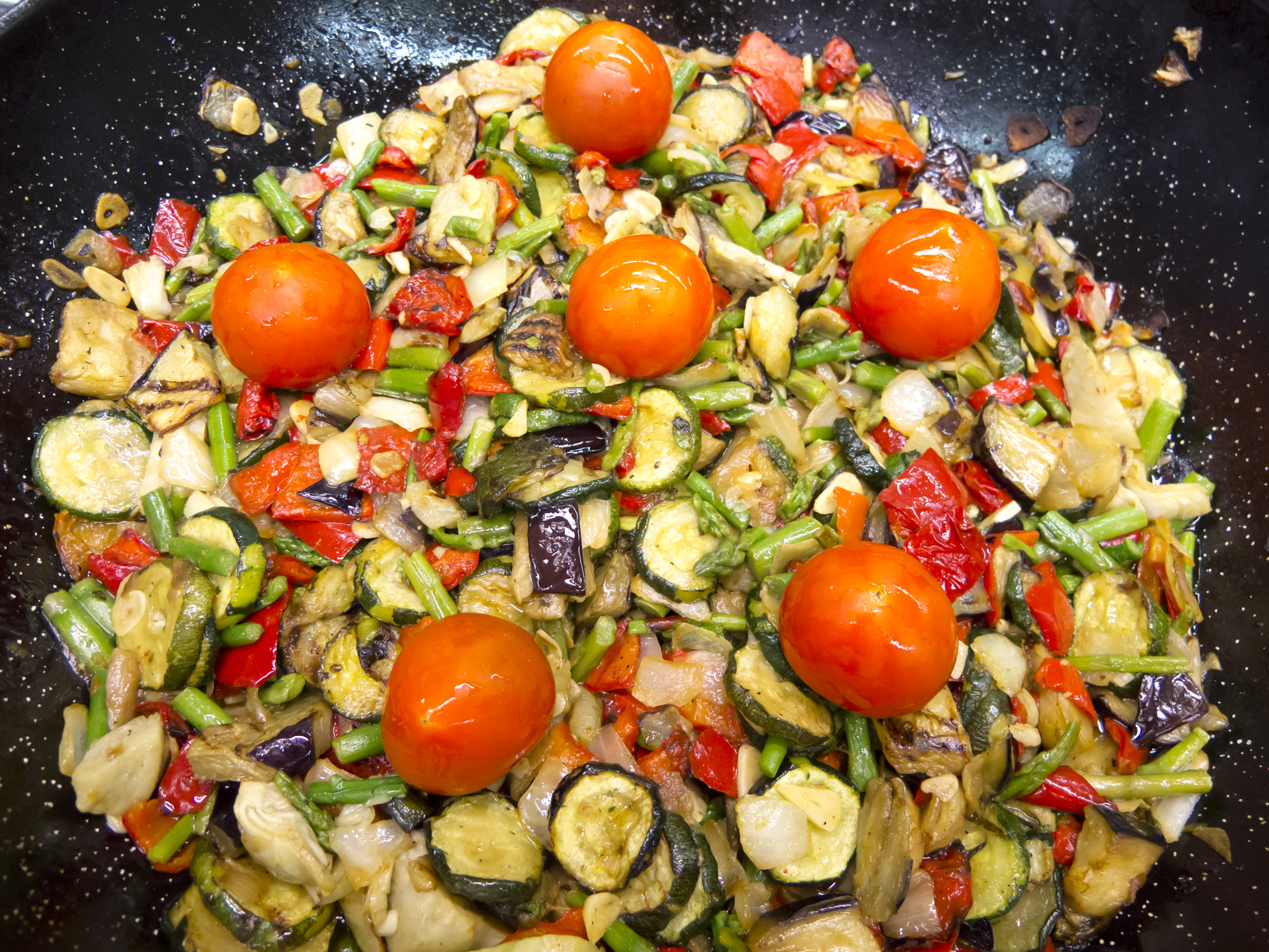 Revoltillo de verduras y algo más