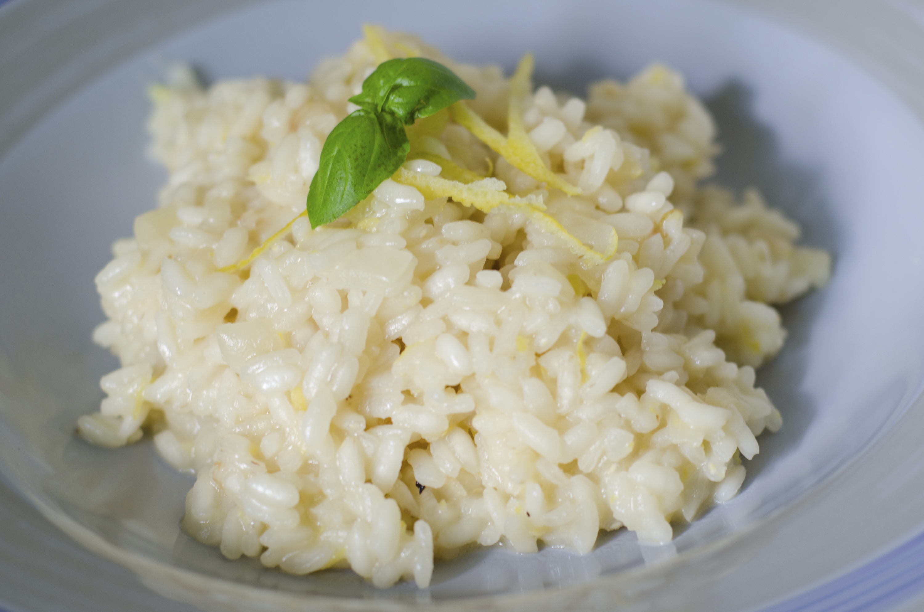 Risotto de limón