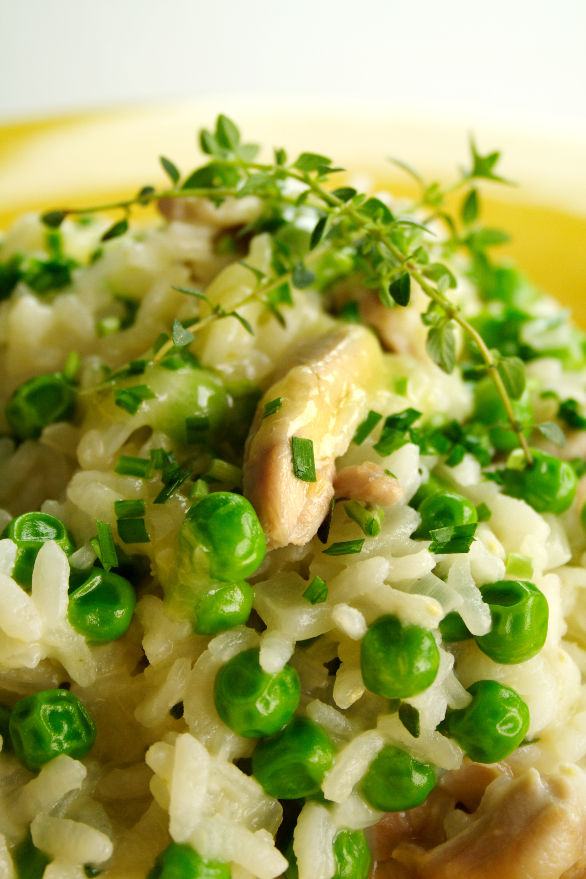 Risotto de pollo