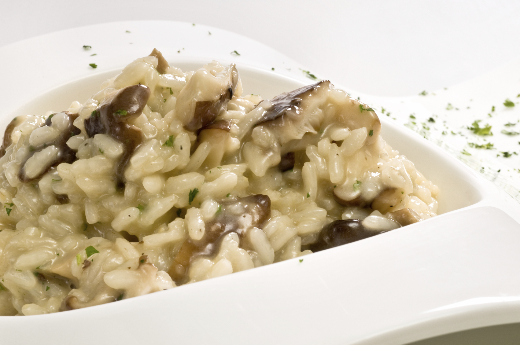 Risotto de setas shiitake