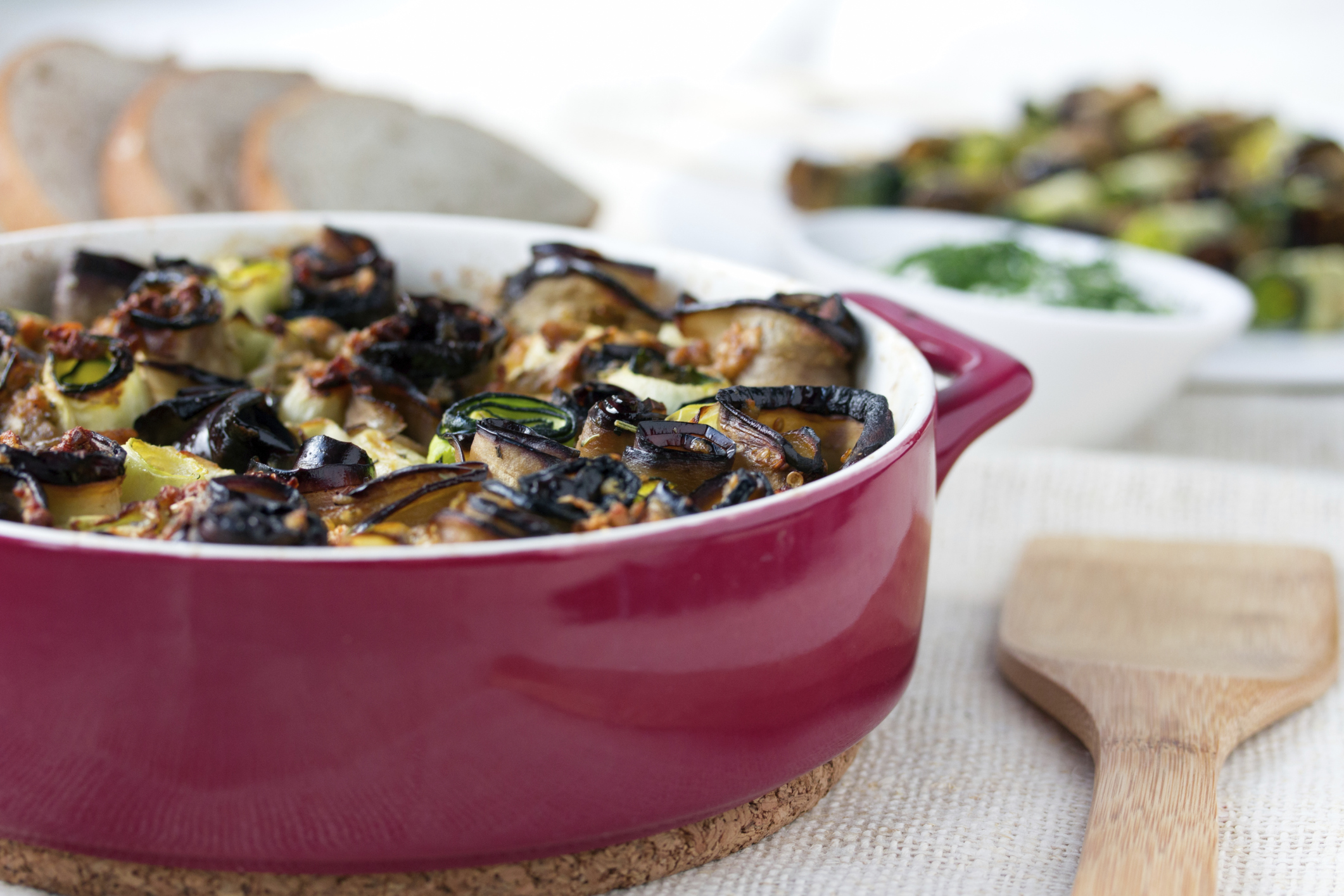 Rollitos de berenjena