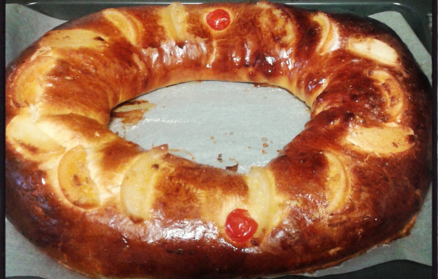 Roscón de Reyes casero