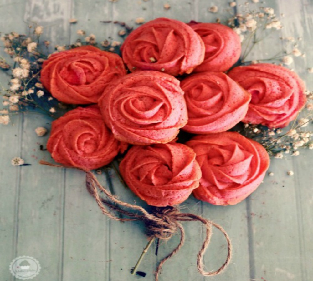  Galletas de Rosas