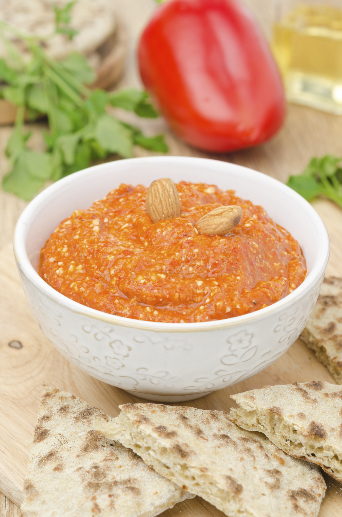 Salsa de almendras y tomate