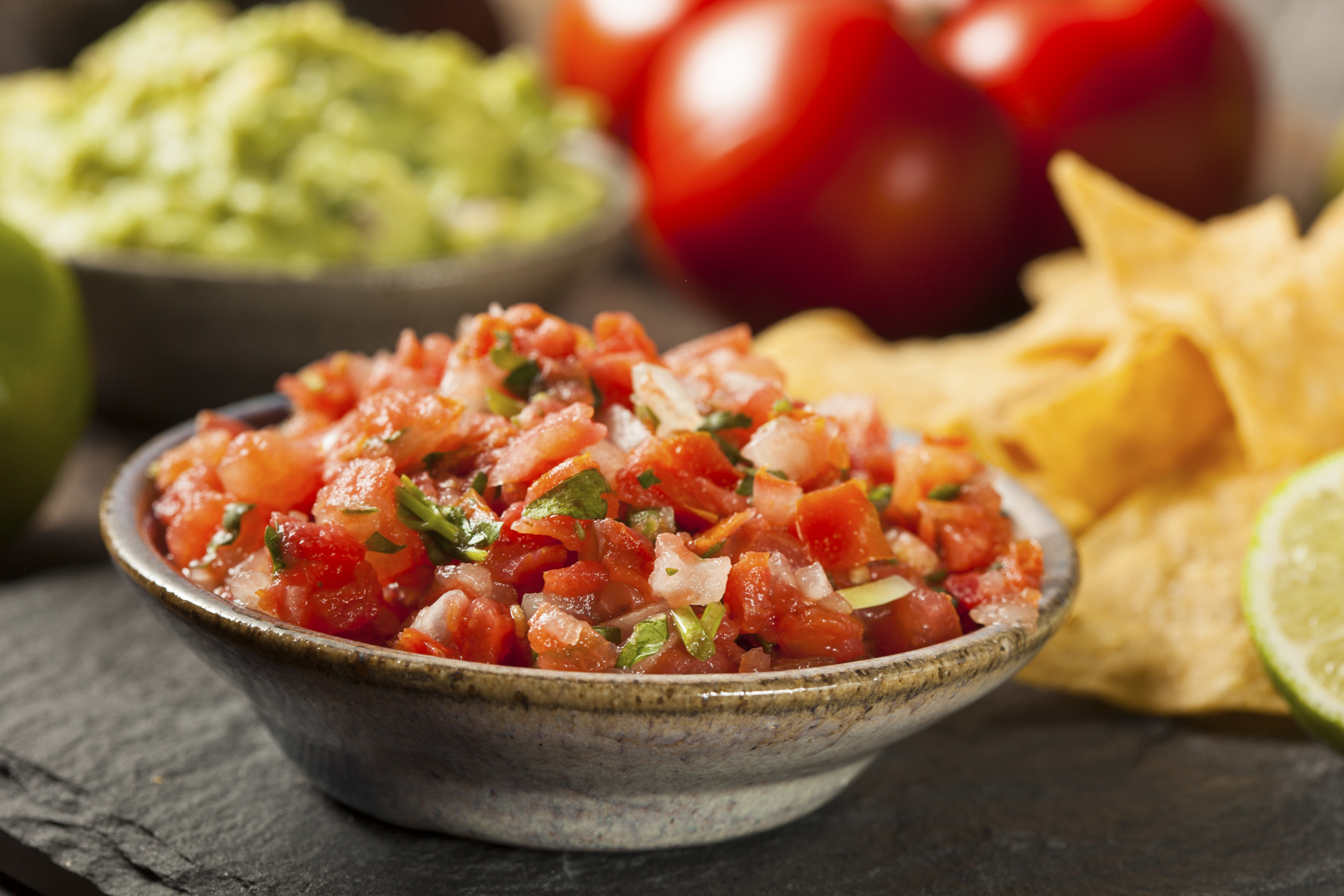 Salsa o aderezo pico de gallo