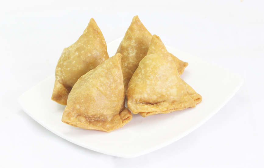 Samosas con chile y patatas