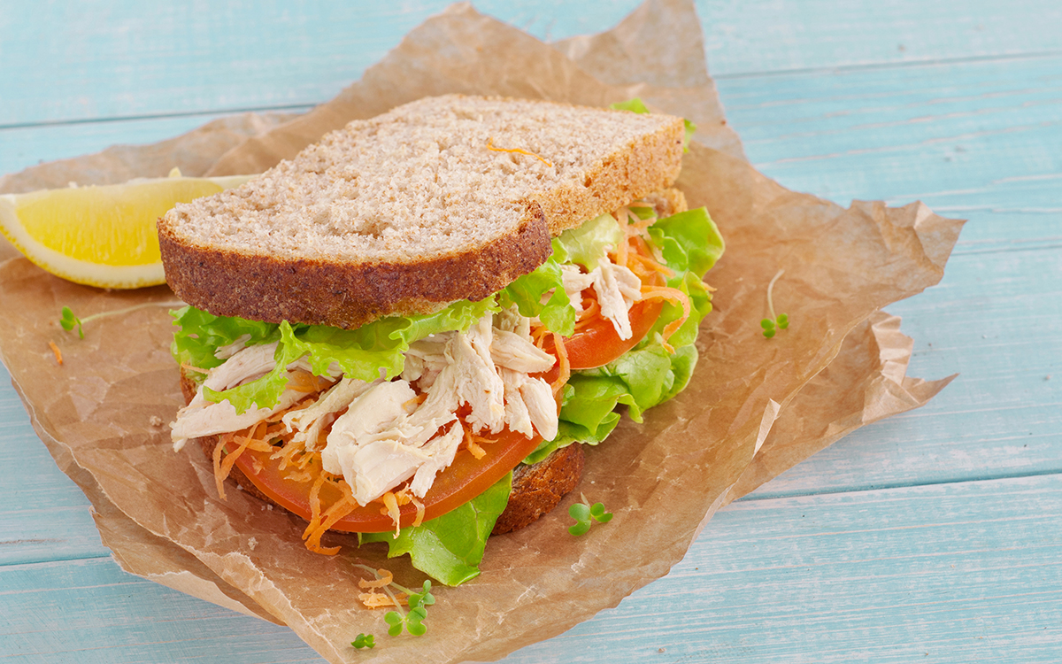 Sándwich de pollo con ensalada | Recetas DIA Sándwich de pollo con ensalada | Recetas DIA