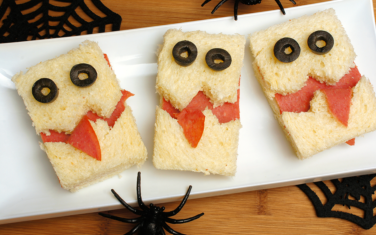 Sándwich para Halloween Recetas DIA